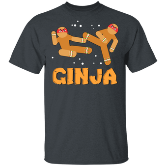 Ginja Gingerbread Man Ninja Funny Christmas T-shirt