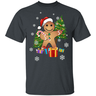 Christmas Shirt Man Gingerbread Man T-shirt