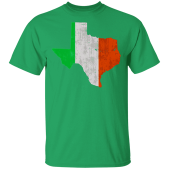 Irish Flag Texas State St Patrick's Day Shirt