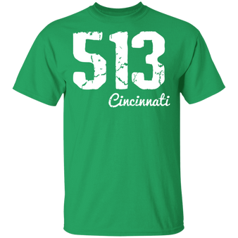 Cincinnati Ohio 513 City Area Code Vintage Gift T-Shirt