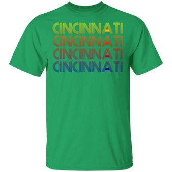 Cincinnati, Ohio - Retro Vintage T Shirt