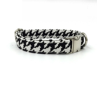 HOUNDSTOOTH | DOG COLLAR & BOW TIE