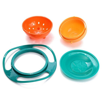 360 Rotate Gyro-scope Spill Proof Children's Bowl