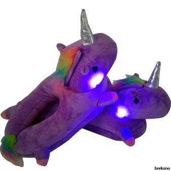 Women Unicorn Slippers LED