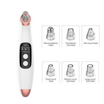 Electronic LCD Blackhead Remover Vacuum Suction Acne Pore Pimple Cleaner Face Deep Nose Cleaner Beauty Clean Skin Tool