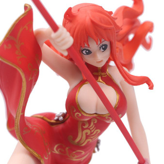 Anime OP Nami Sexy Tight Cheongsam Bikini FightingNami Action Figure Collection OP Model Toy Gifts 20