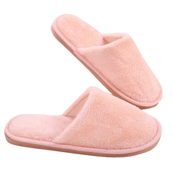 Unisex Winter Indoor Warm Home Slippers Couples Bedroom Cartoon Cat Non-slip Soft Bottom Women And Men Home Slippers