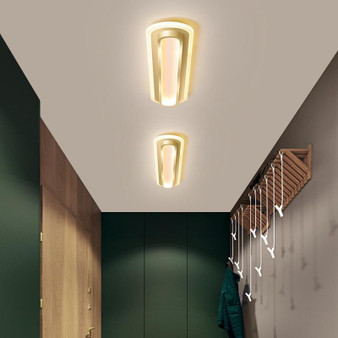 Cloakroom Gold finished Modern LED Ceiling Lights