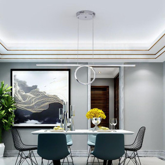 Gold/Chrome Plated Stylish Modern led ceiling Lights For Foyer Corridor Bedroom Dining Room