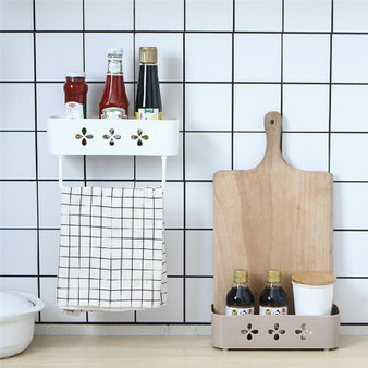 Kitchen Bathroom Organizer Wall Storage Rack