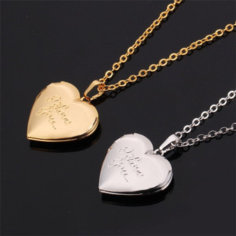 'I Love You' Locket Necklace