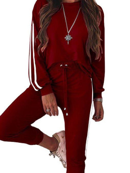 Women's Loose Long Sleeve Casual Suit