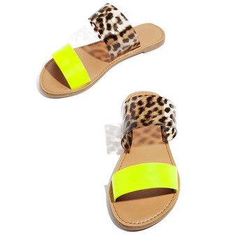 Women Slippers Patchwork Summer Slides Outdoor Beach Flats