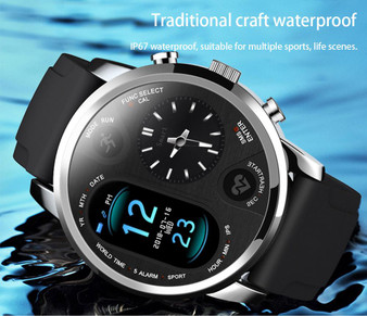 Dual Display Waterproof SmartWatch for Android and iOS