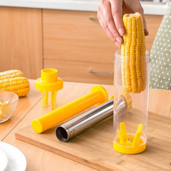 Premium Easy Corn Stripper - Stainless Steel Cob Remover Cutter Shaver