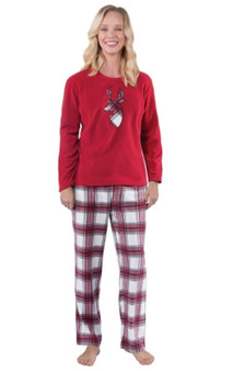 Christmas Couple Family Pajamas Deer Winter Long