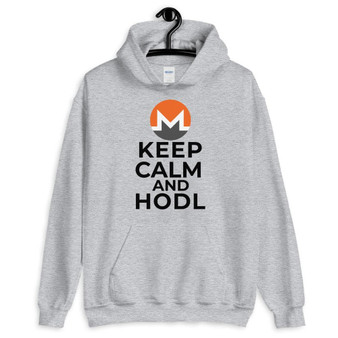 Keep Calm and HODL Monero Hoodie