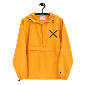 XRP Ripple Embroidered Champion Packable Jacket