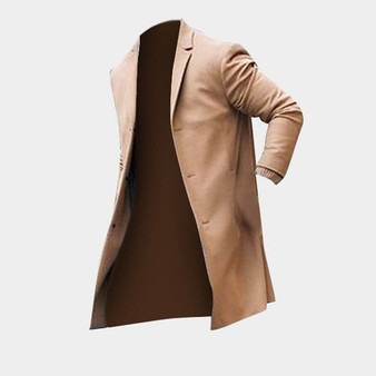 2020 Winter Fashion Men's Trench Long Jackets Coats, Hombre INCERUN Overcoat