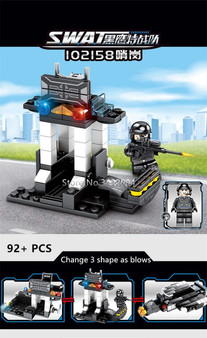 LegoINGs Building Blocks - City SWAT Police (8 in 1)
