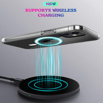 Magsafe Case for iphone 12 series Support Wireless Charging Drop Protection Bag Fundas Coque Clear Acrylic Back Cover
