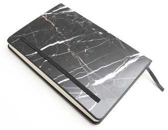 Nero Marquina Marble Notebook (Pocket Size)