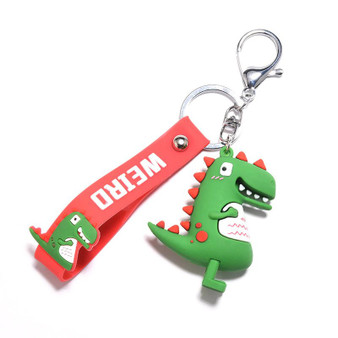 Colorful Dinosaur Keychain