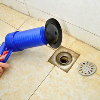 High Pressure Powerful Manual Sink Plunger Home Air Drain Blaster Pump/Gun/Cleaner/Opener Plastic Unclog