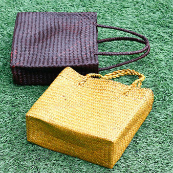 Knitting Bohemian Bag Women Straw Bags