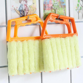 Hot Microfiber Window Cleaning Brush Venetian Blind Brushes Air Conditioner Duster