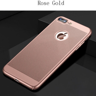 Heat Dissipation Phone Case For iPhone X 10 8 7 6 6s Plus 5 5s SE Matte Cases