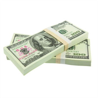 100PCS $100 Dollar Copy Money Fake Money Props Money