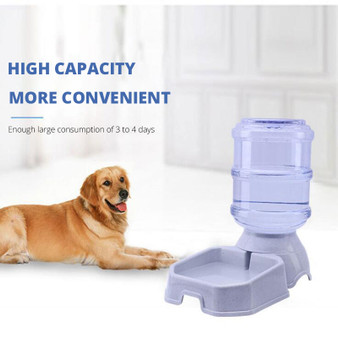 3.8L Pet Automatic Feeder Dog/Cat Drinking Bowl