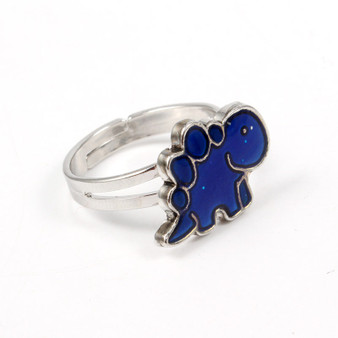 Bluebasaur Dinosaur Mood Ring