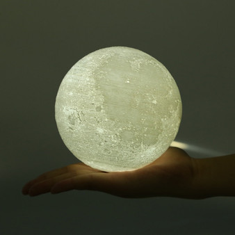 Rechargeable LED Night Light Moon Lamp 3D Print Moonlight
