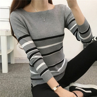 Winter Sweater Women Knit High Elastic Jumper Women Sweaters And Pullovers