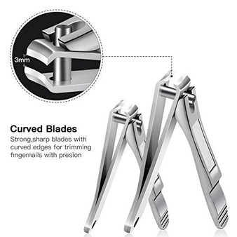 Nail Clippers Set Fingernail and Toenail Clipper Cutter