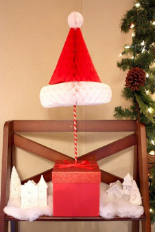3pcs Christmas Honeycomb Santa Hats Paper Santa Claus Hats [BUY 1 GET 1 FREE + FREE SHIPPING]