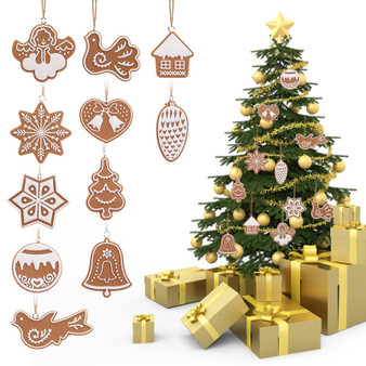 11 PCS Cartoon Animal Snowflake Biscuits Hanging Christmas Tree Ornament [BUY 1 GET 1 FREE + FREE SHIPPING]