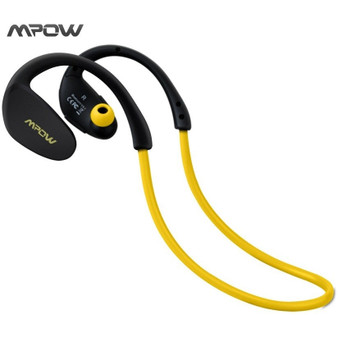 Mpow MBH6 Cheetah 4.1 Bluetooth Headset Headphones Wireless Headphone Microphone AptX Sport Earphone for iPhone Android Phone