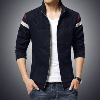 New Fashion Brand Jacket Men Trend Patchwork Korean Slim Fit Mens Designer Clothes Cotoon Men Casual Jacket Slim 4XL 5XL