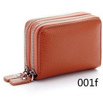 New Fashion Genuine Leather Women Card Holder Wallet High Capacity Credit Card Holders For Female Coin Purses Pillow Card Purse