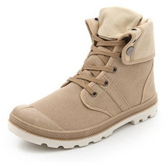 New 4 Colors men shoes Style Fashion High-top Military Ankle Boots Comfortable canvas Shoe fashion Boots men shoes Z254