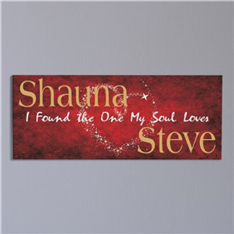 Personalized Soul Mates Canvas