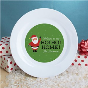 Personalized Ho Ho Home Plate