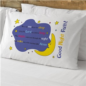Personalized Bedtime Prayer Pillowcase