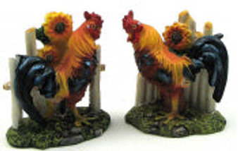 Rooster With Fence 2 assorted priced each