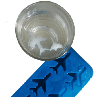 Silicone 3d Airplane Shape Ice Cube Mold