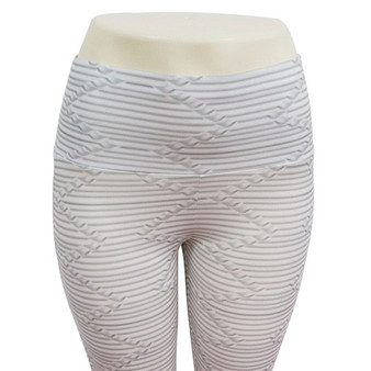 Casual Striped Heart Polyester Pants