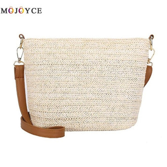 Bohemian Rattan Bucket Crossbody Bags